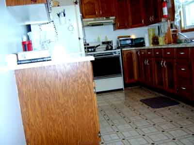 Kitchen at Red Point House
