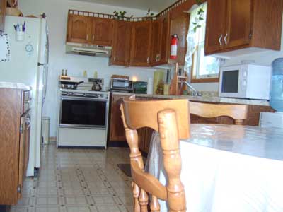 Kitchen  at  Red Point House